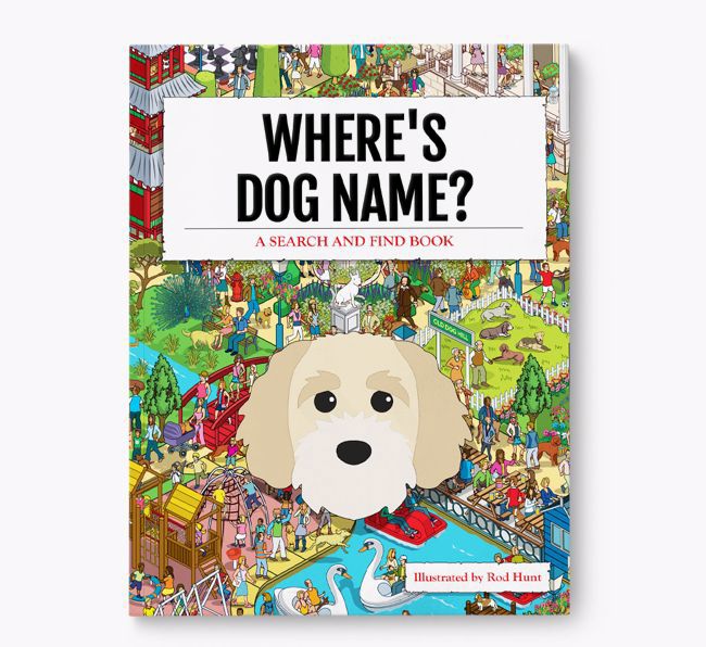 Personalized Where's {dogsName} Book